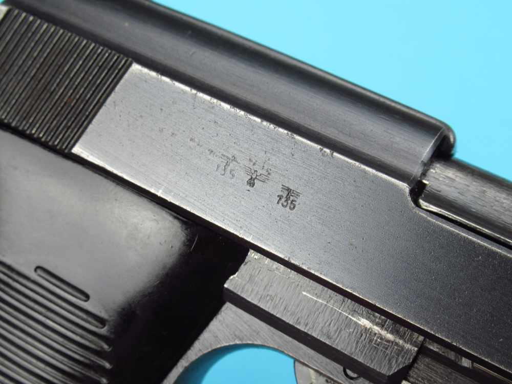 Excellent  WWII 1943 German BYF43 P38 Mauser Pistol 9mm Luger Walther Byf-img-55