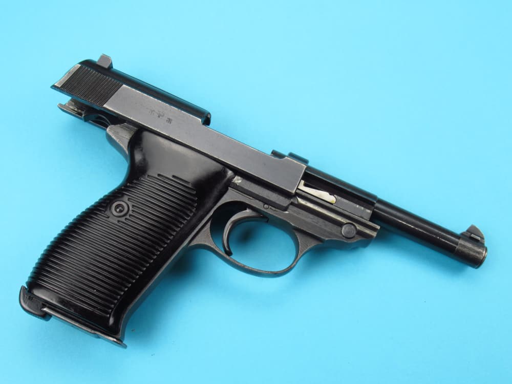 Excellent  WWII 1943 German BYF43 P38 Mauser Pistol 9mm Luger Walther Byf-img-81