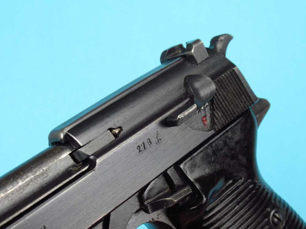 Excellent  WWII 1943 German BYF43 P38 Mauser Pistol 9mm Luger Walther Byf-img-24