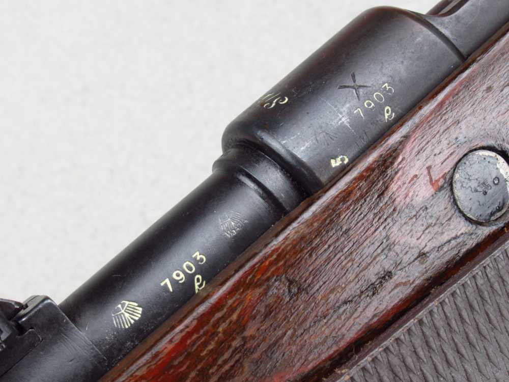 Rare 1935 G date German WWII J.P. Sauer Suhl K98 rifle 8mm Mauser-img-3
