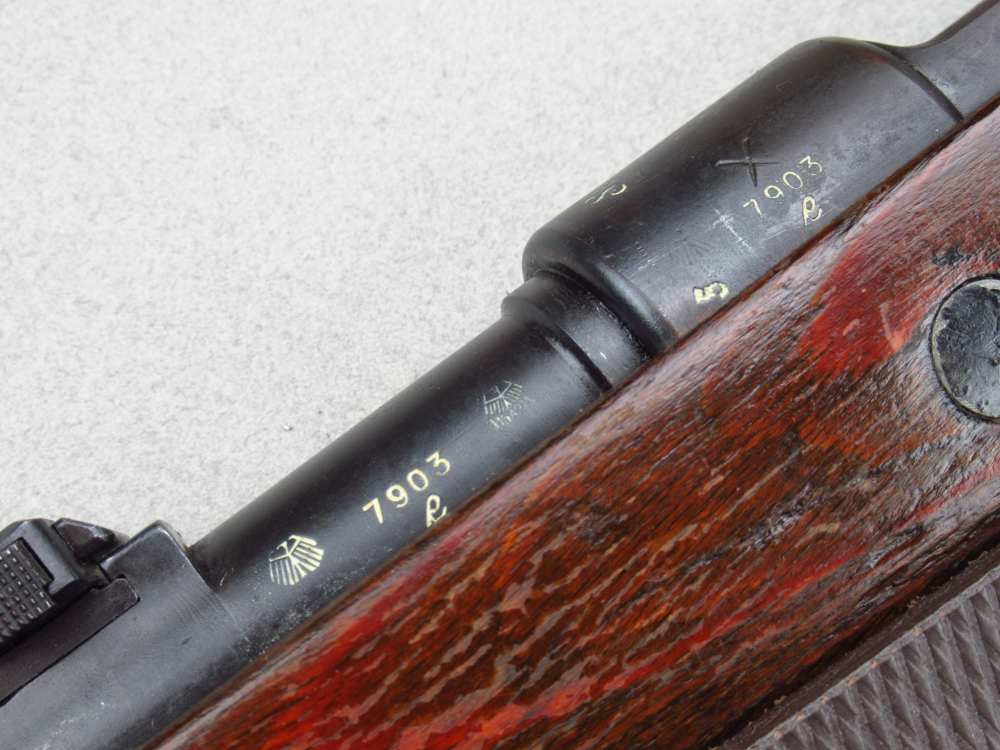Rare 1935 G date German WWII J.P. Sauer Suhl K98 rifle 8mm Mauser-img-33