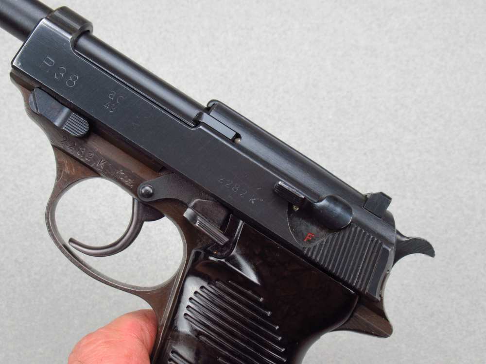High Condition 1943 German WWII Walther AC43 P38 Pistol 9mm Luger Mauser pp-img-31
