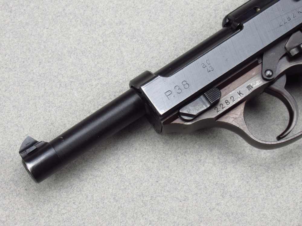 High Condition 1943 German WWII Walther AC43 P38 Pistol 9mm Luger Mauser pp-img-7