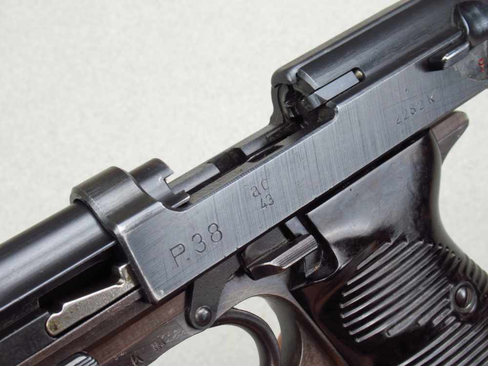 High Condition 1943 German WWII Walther AC43 P38 Pistol 9mm Luger Mauser pp-img-89