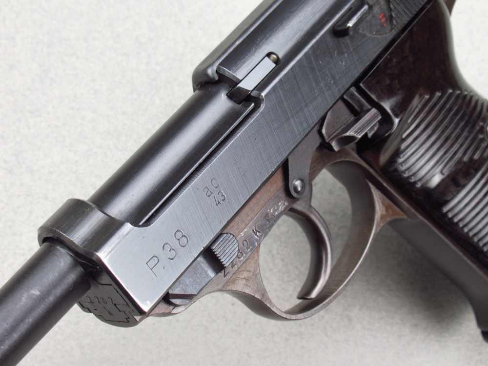 High Condition 1943 German WWII Walther AC43 P38 Pistol 9mm Luger Mauser pp-img-28