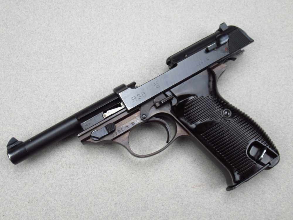High Condition 1943 German WWII Walther AC43 P38 Pistol 9mm Luger Mauser pp-img-86
