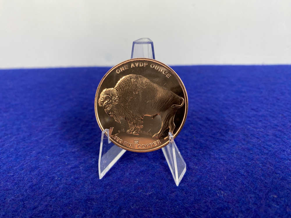 (40) Copper Buffalo Coins -Very Collectable-2 PURE COPPER Full Tubes *40 Oz-img-7