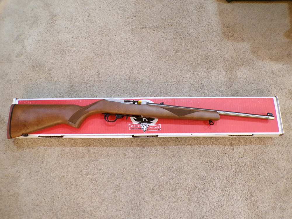 Ruger 10/22 75th Anniversary .22lr Stainless 18.5" 31275-img-0