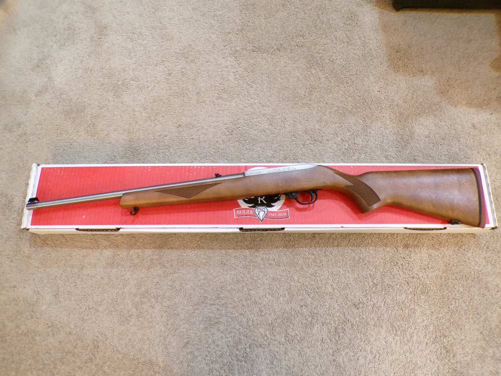 Ruger 10/22 75th Anniversary .22lr Stainless 18.5" 31275-img-4