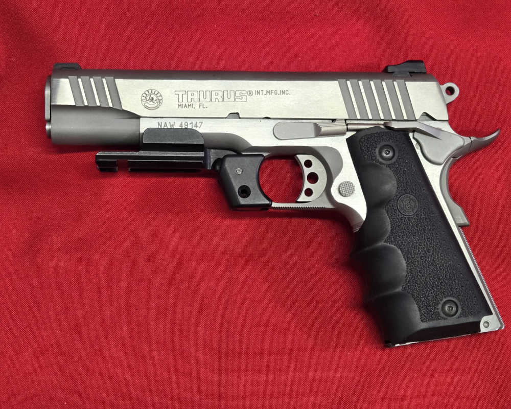 TAURUS PT1911 1911 45ACP STAINLESS PT 1911 GREAT SHAPE!-img-3