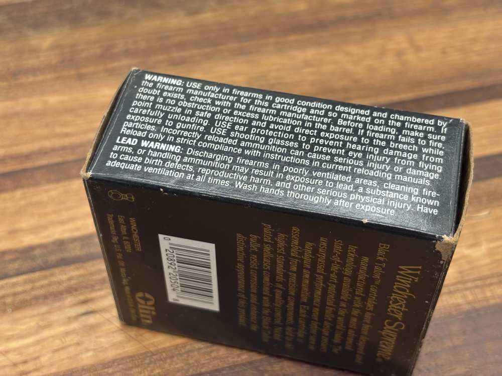 WINCHESTER Black TALON 45 ACP ammunition. 18 rounds TOTAL-img-4