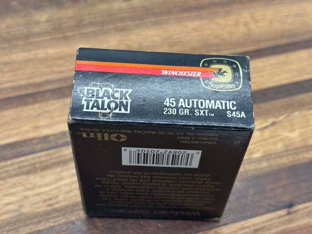 WINCHESTER Black TALON 45 ACP ammunition. 18 rounds TOTAL-img-5