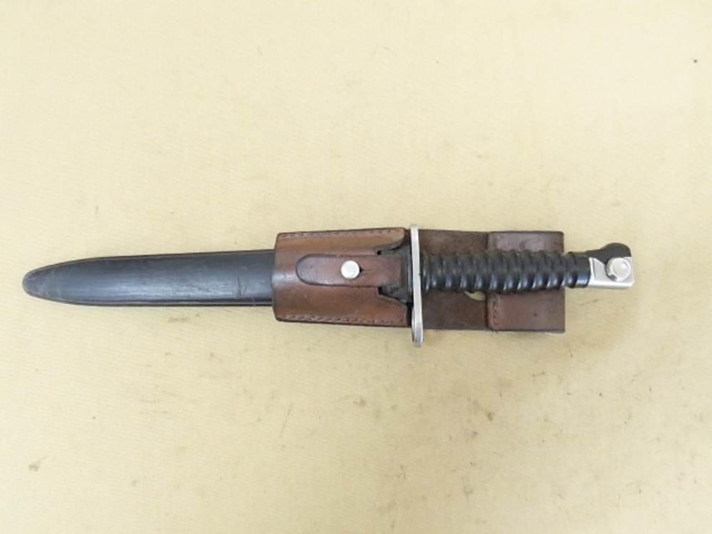 Swiss Sig STG-57 PE-57 Rifle Bayonet with Scabbard & Frog STG-58 STG57-img-0