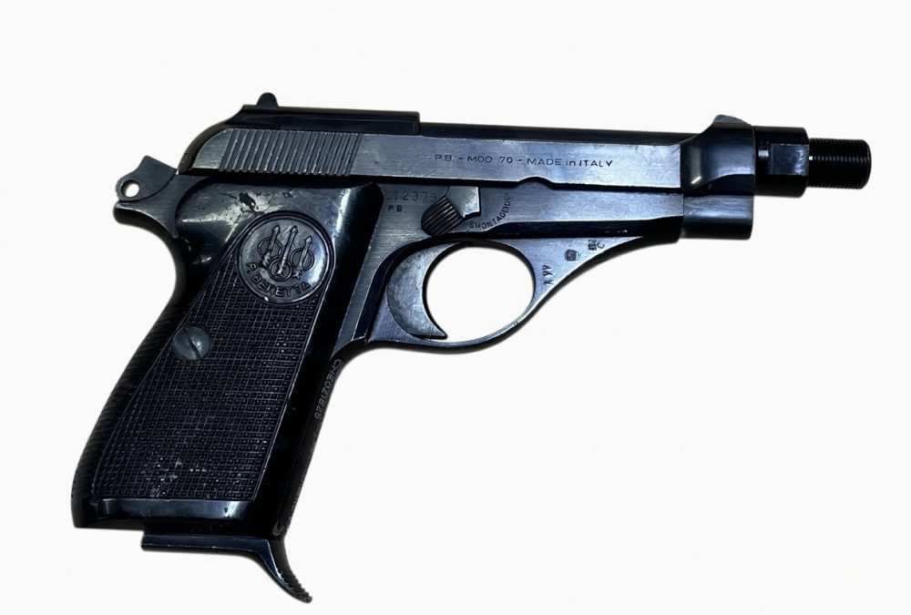 Beretta 70 .32 ACP Semi-Auto Pistol w/ Threaded Barrel - SURPLUS USED-img-0