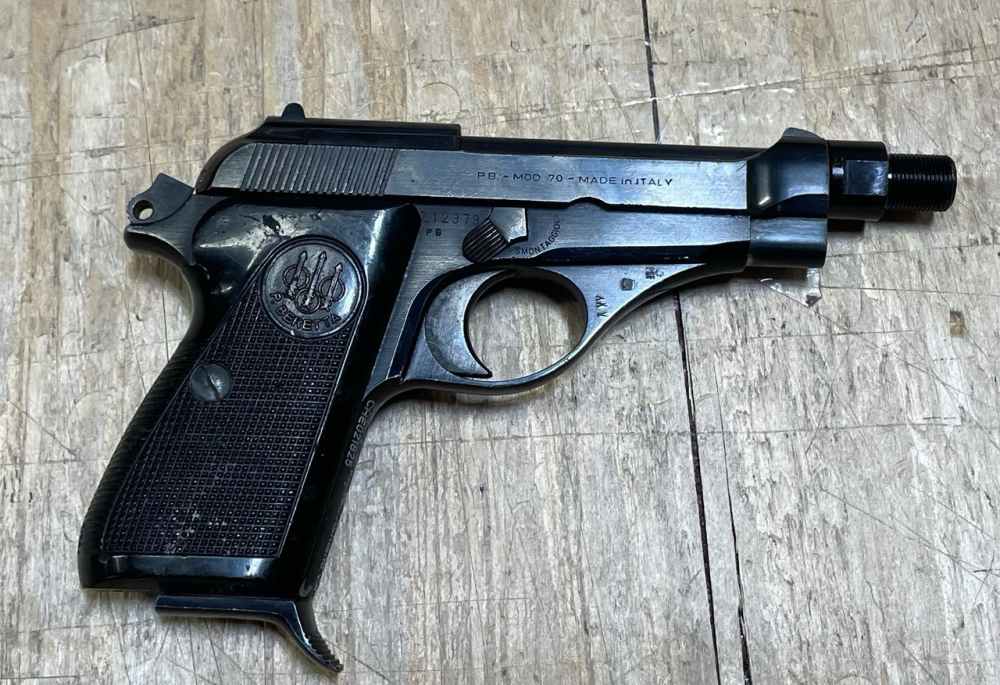 Beretta 70 .32 ACP Semi-Auto Pistol w/ Threaded Barrel - SURPLUS USED-img-1