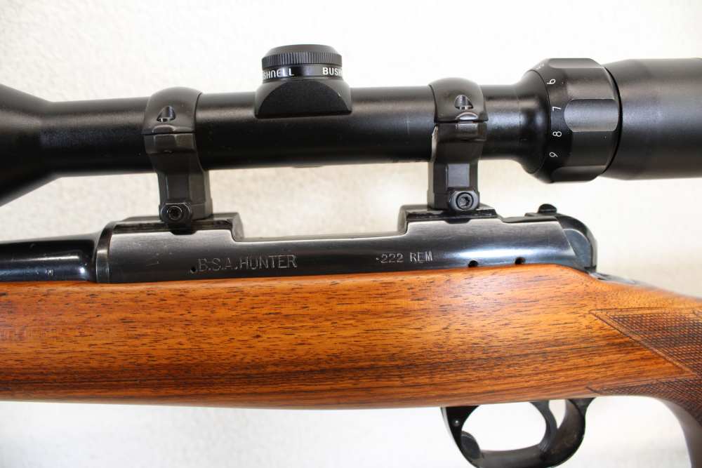 Rare 1954 BSA Hunter EXCELLENT 222 Rem. C.R.F. & D.S.B receiver, Scoped.-img-6