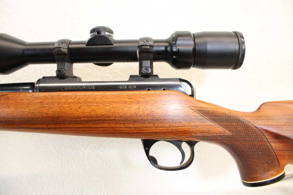 Rare 1954 BSA Hunter EXCELLENT 222 Rem. C.R.F. & D.S.B receiver, Scoped.-img-5
