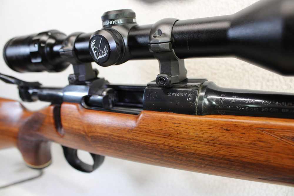 Rare 1954 BSA Hunter EXCELLENT 222 Rem. C.R.F. & D.S.B receiver, Scoped.-img-20