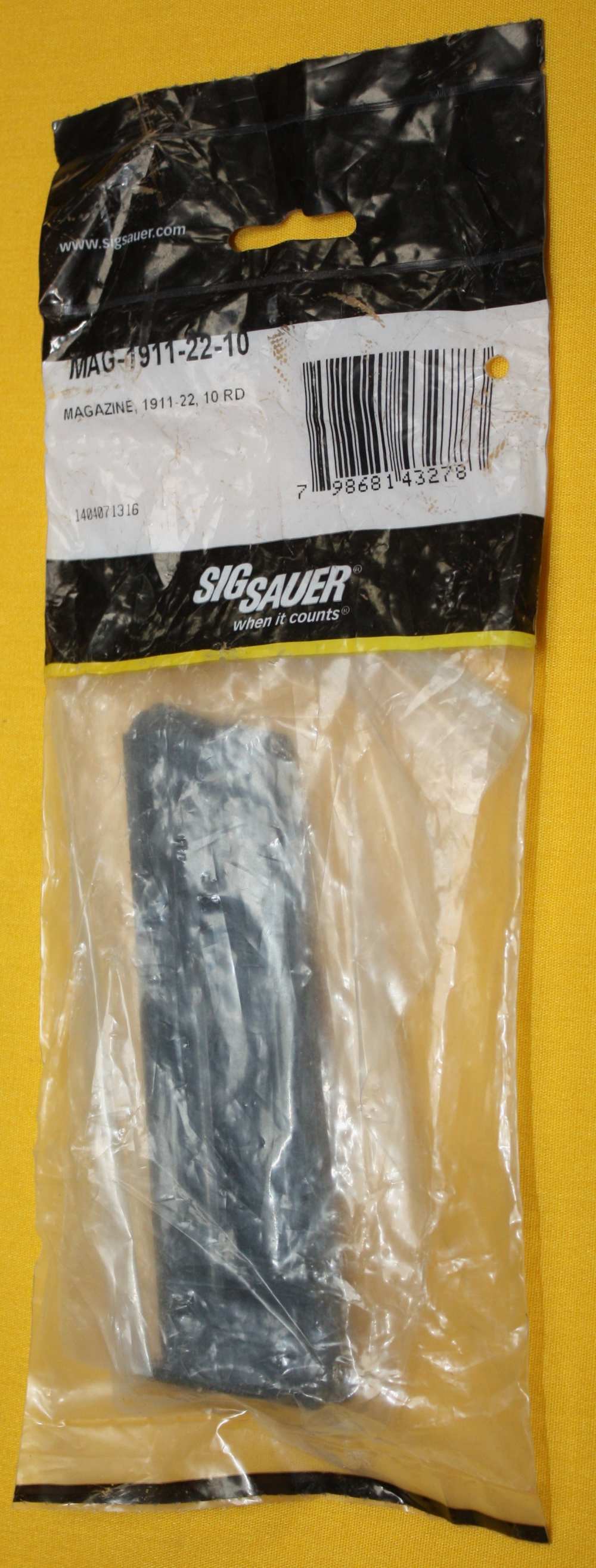 NEW Sig Sauer 1911-22 22LR 10 Round Magazine 10rd Mag 1911 Germany-img-0