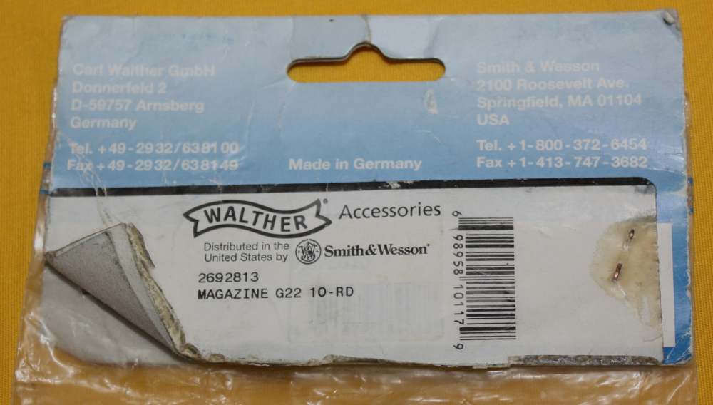 NOS Walther G22 22LR G-22 Magazine 22 LR 10 Round 10rd Mag-img-3