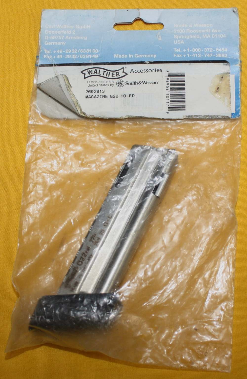 NOS Walther G22 22LR G-22 Magazine 22 LR 10 Round 10rd Mag-img-2