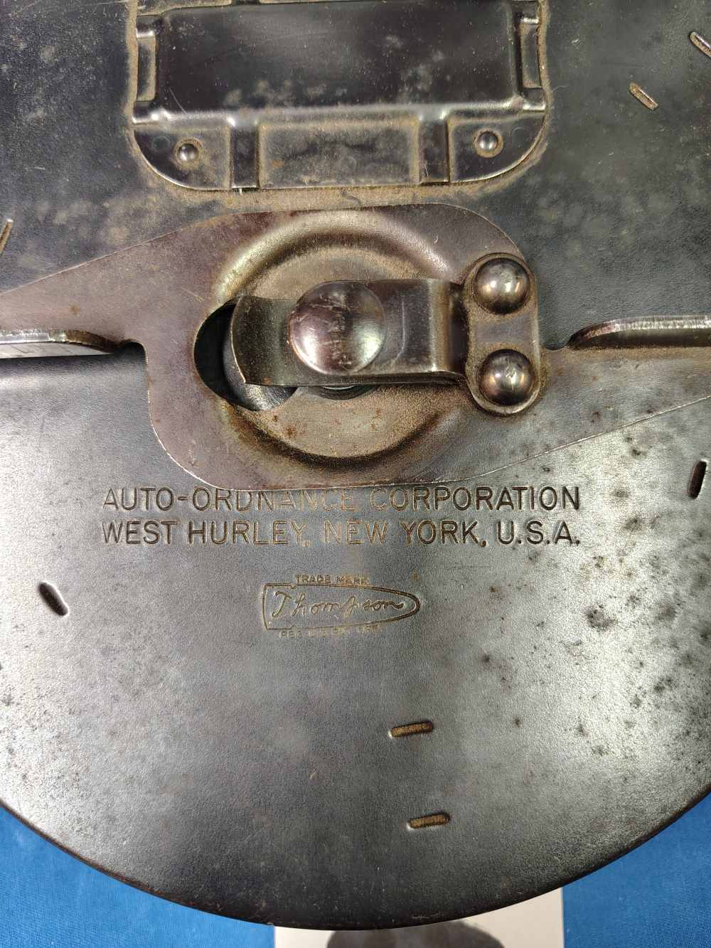 (D) XL 39 Rd Auto Ordnance Corp West Hurley Thompson smg drum .45 acp MGC-img-1