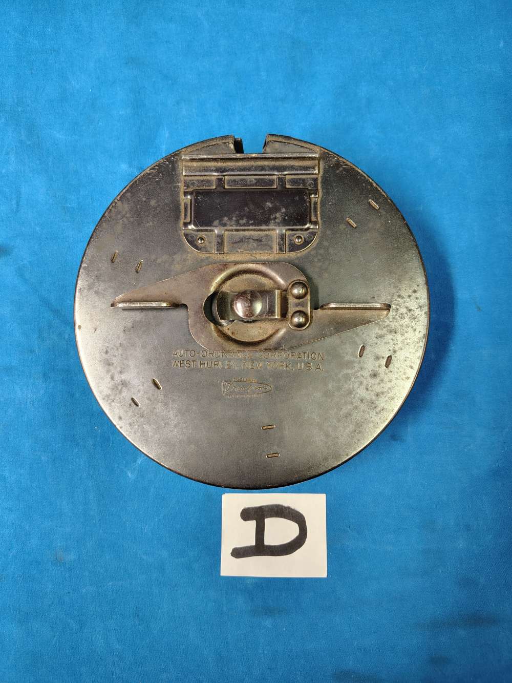(D) XL 39 Rd Auto Ordnance Corp West Hurley Thompson smg drum .45 acp MGC-img-0