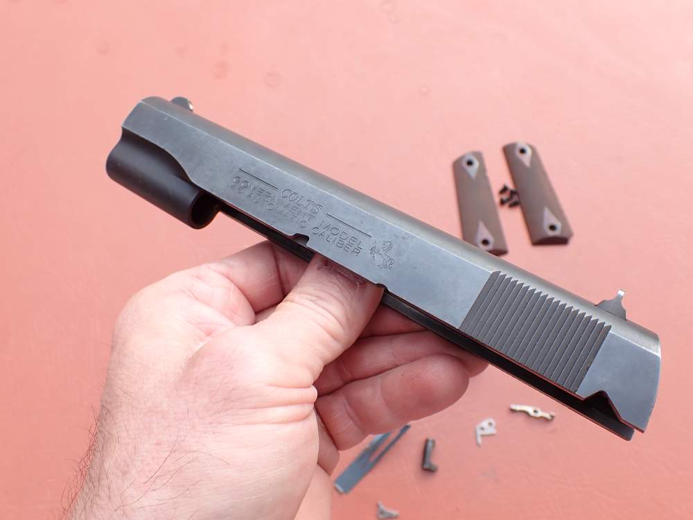 COLT 1911 GOVERNMENT MODEL BLUED FINISH .45ACP FACTORY PISTOL PARTS KIT SET-img-2