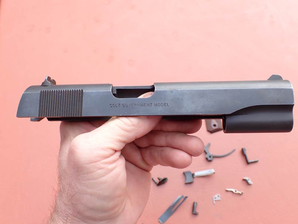 COLT 1911 GOVERNMENT MODEL BLUED FINISH .45ACP FACTORY PISTOL PARTS KIT SET-img-14