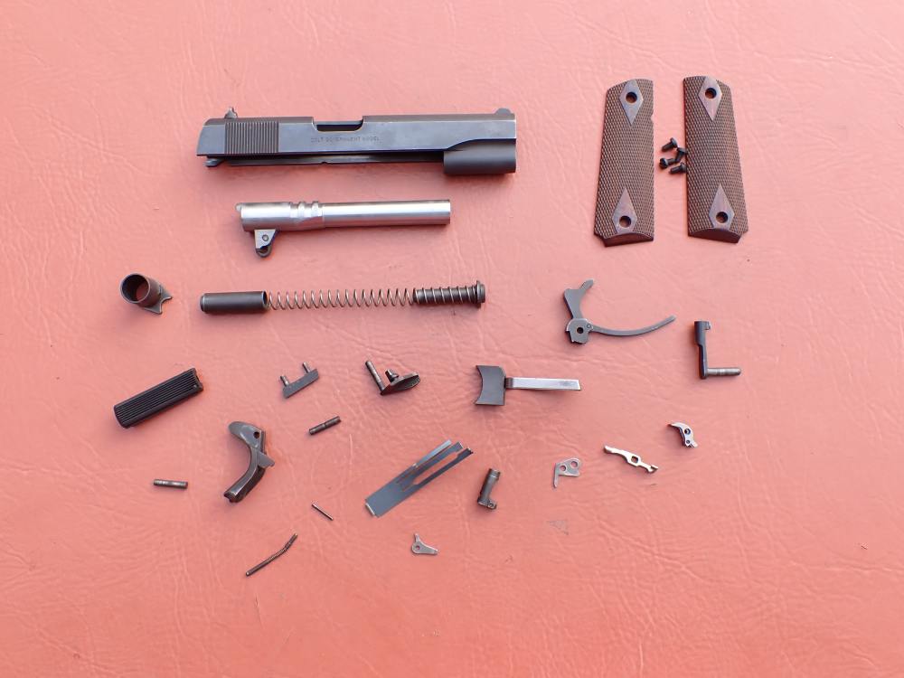 COLT 1911 GOVERNMENT MODEL BLUED FINISH .45ACP FACTORY PISTOL PARTS KIT SET-img-0