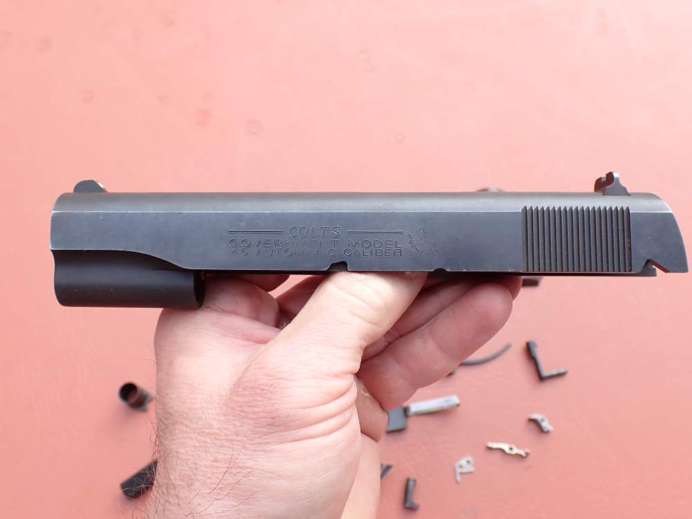 COLT 1911 GOVERNMENT MODEL BLUED FINISH .45ACP FACTORY PISTOL PARTS KIT SET-img-5