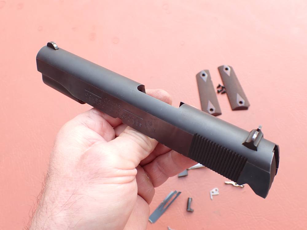 COLT 1911 GOVERNMENT MODEL BLUED FINISH .45ACP FACTORY PISTOL PARTS KIT SET-img-3