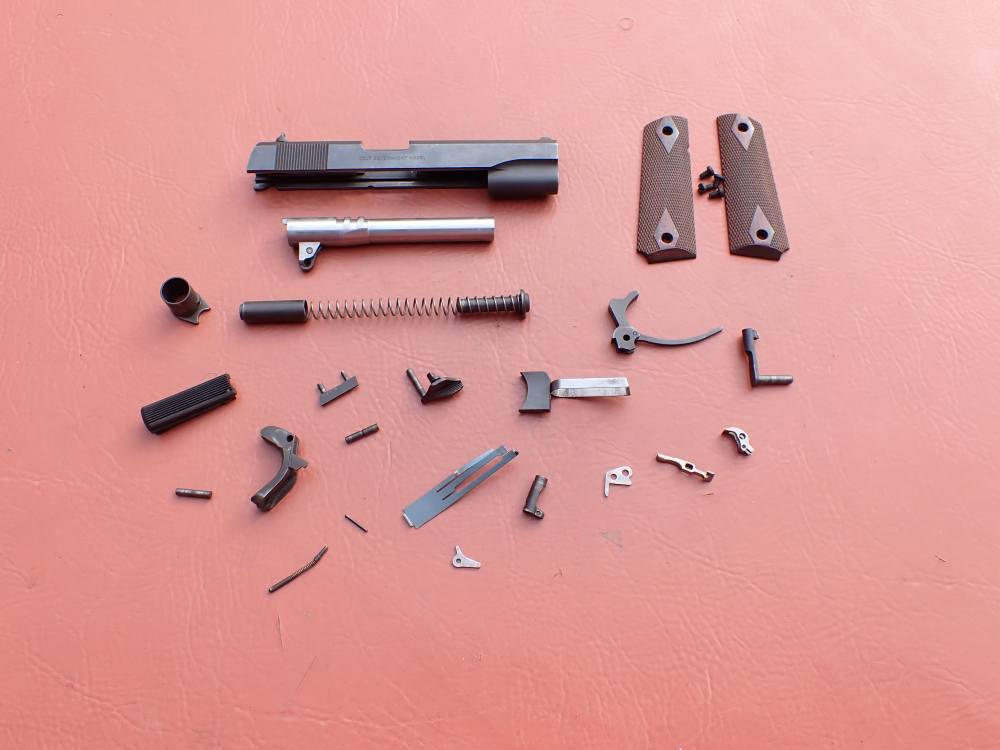 COLT 1911 GOVERNMENT MODEL BLUED FINISH .45ACP FACTORY PISTOL PARTS KIT SET-img-1