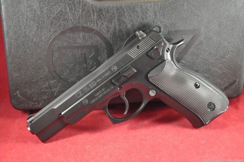 CZ 91130 75 B 9mm 16+1 4.6" Decocker Black Steel Frame Black Grips FS   -img-1