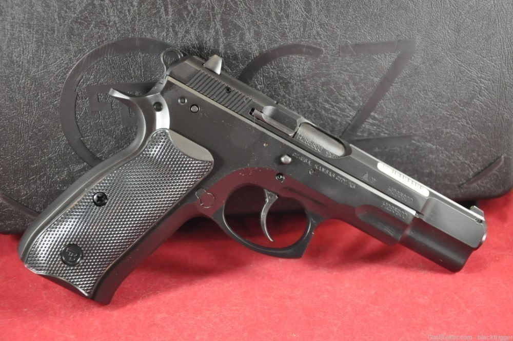 CZ 91130 75 B 9mm 16+1 4.6" Decocker Black Steel Frame Black Grips FS   -img-2