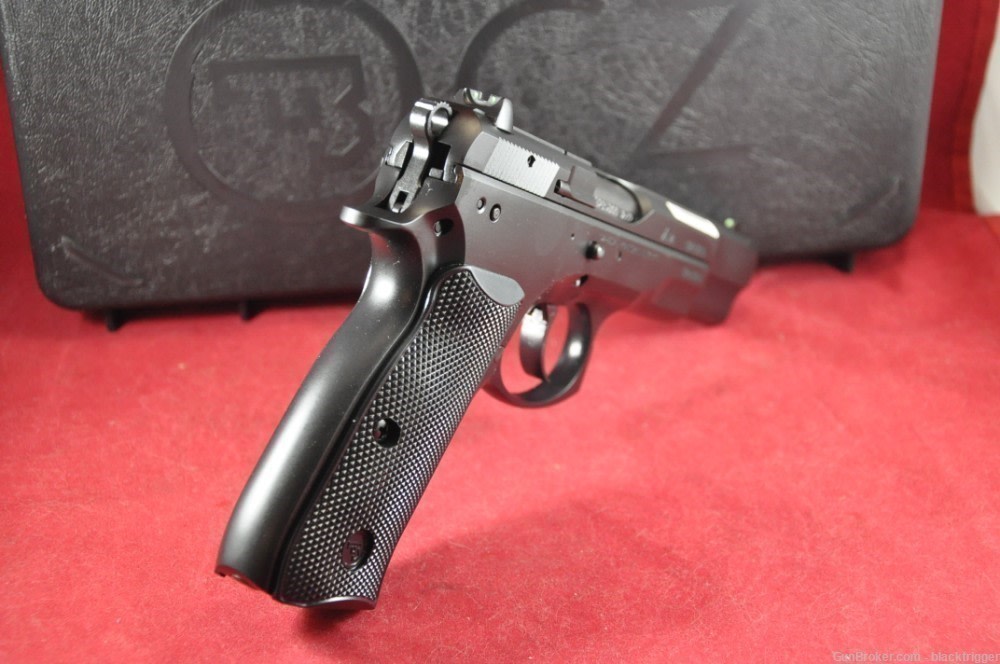 CZ 91130 75 B 9mm 16+1 4.6" Decocker Black Steel Frame Black Grips FS   -img-3