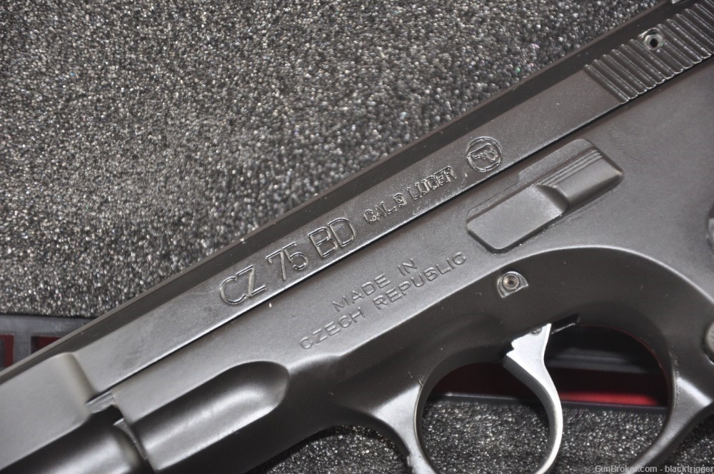CZ 91130 75 B 9mm 16+1 4.6" Decocker Black Steel Frame Black Grips FS   -img-7