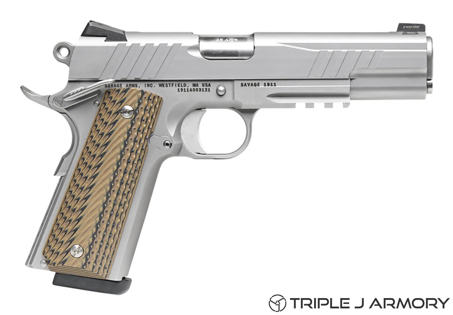 Savage Arms Inc 1911 Government .45 ACP Pistol Stainless-img-2