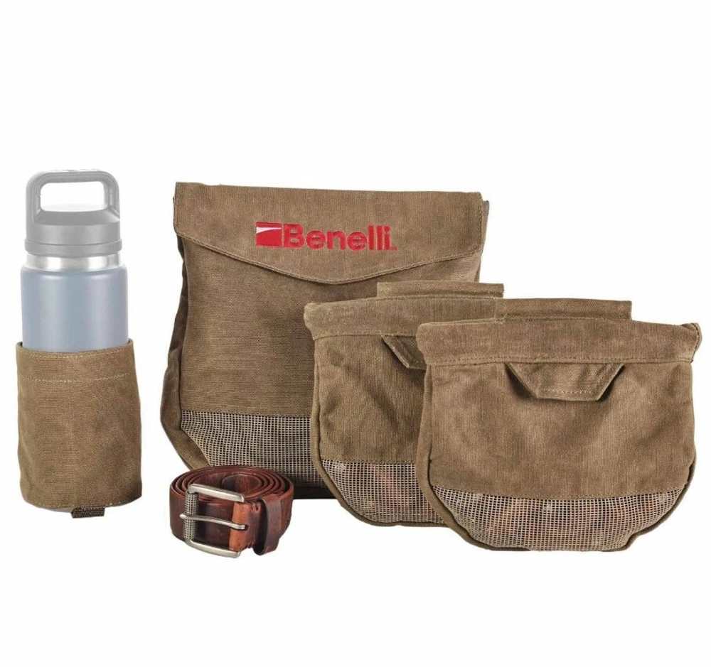 Benelli Firearms Lodge Series Dove Belt Olive Heavy Duty w Leather Belt NEW-img-13