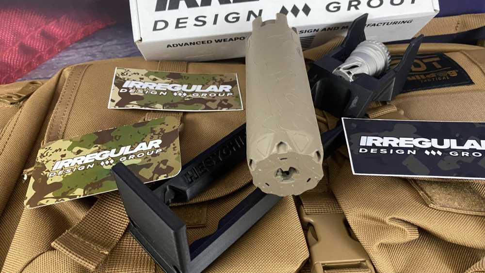 Irregular Design Group HESYCHIA SIXK Silencer 5.56 / 6MM W/ mounting system-img-7