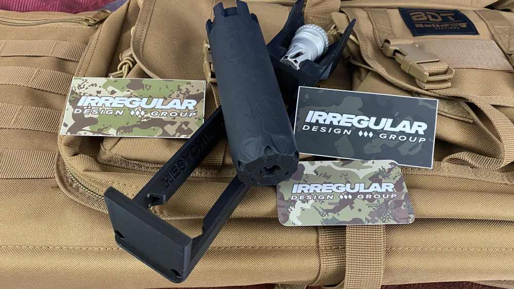 Irregular Design Group HESYCHIA SIXK Silencer 5.56 / 6MM W/ mounting system-img-3