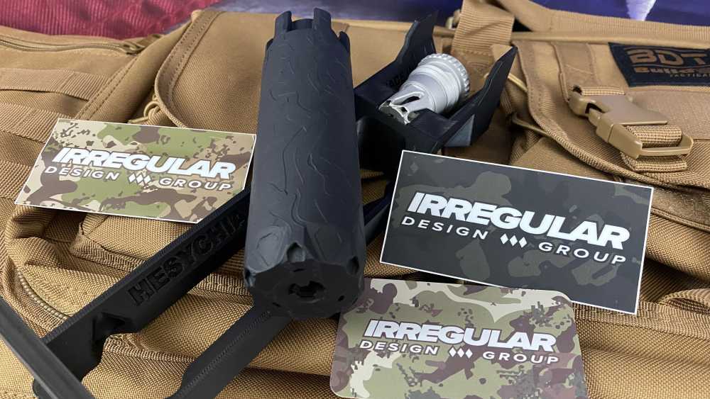 Irregular Design Group HESYCHIA SIXK Silencer 5.56 / 6MM W/ mounting system-img-6