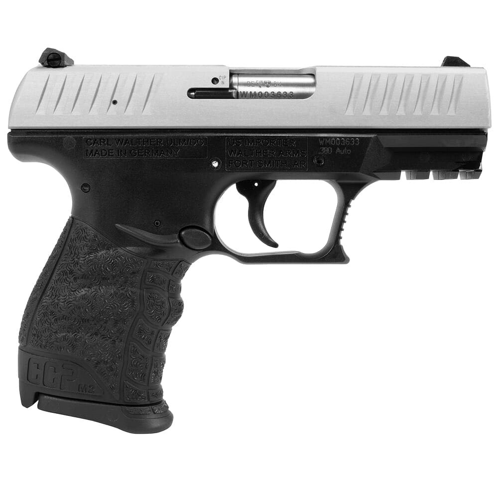 Walther Arms CCP M2 .380 ACP 3.54" Bbl SS/Blk Pistol w/(2)8rd  Mags 5082501-img-2