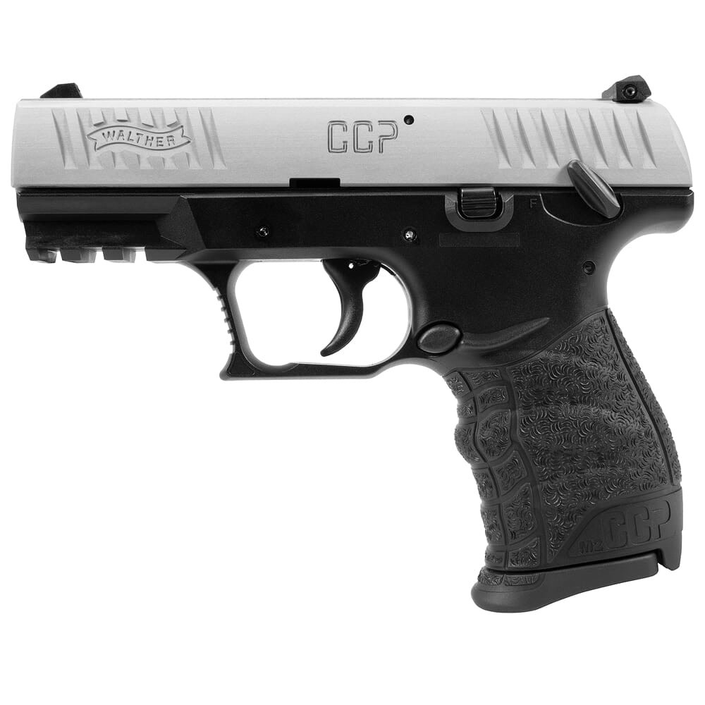 Walther Arms CCP M2 .380 ACP 3.54" Bbl SS/Blk Pistol w/(2)8rd  Mags 5082501-img-1
