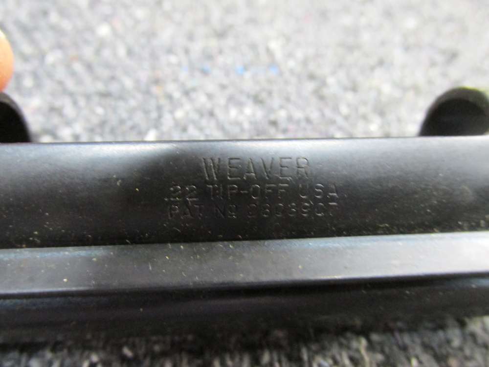 VINTAGE WEAVER TIP OFF SCOPE MOUNT FOR 3/4" TUBE, NEW IN BOX-img-6