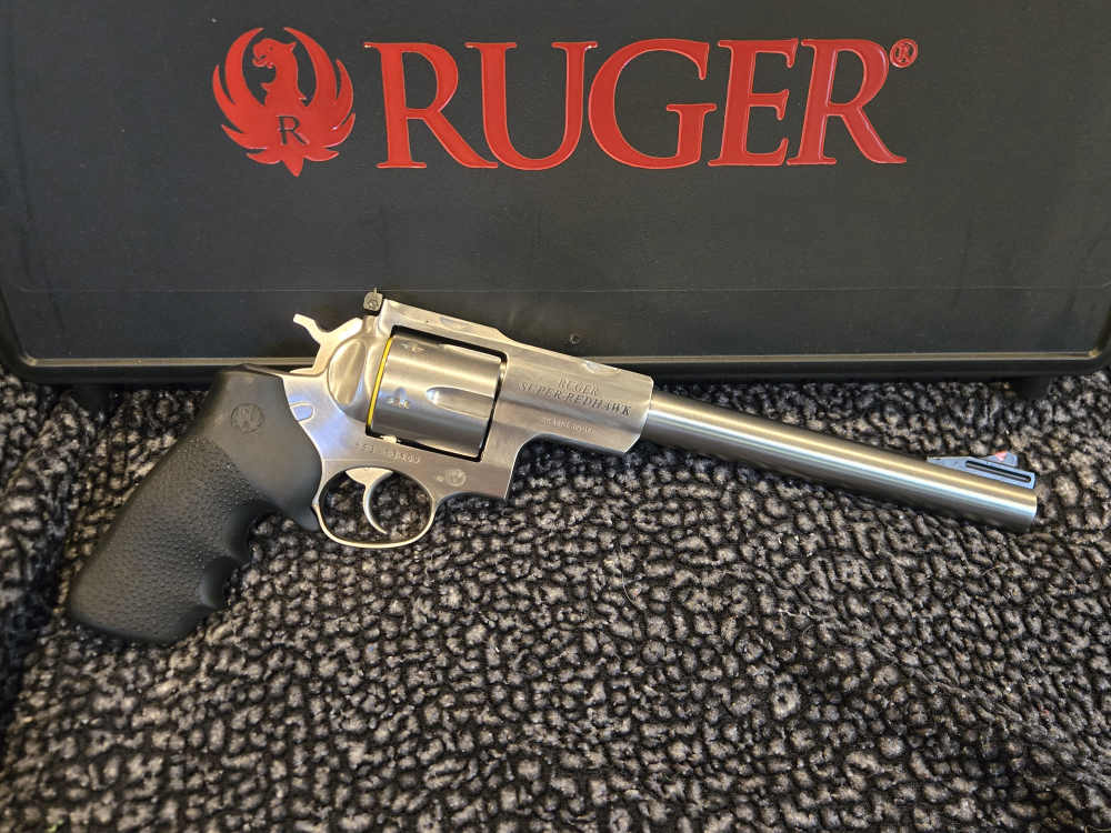 RUGER 5502 SUPER REDHAWK 44 MAGNUM 9.50" SATIN STAINLESS NEW IN BOX-img-0