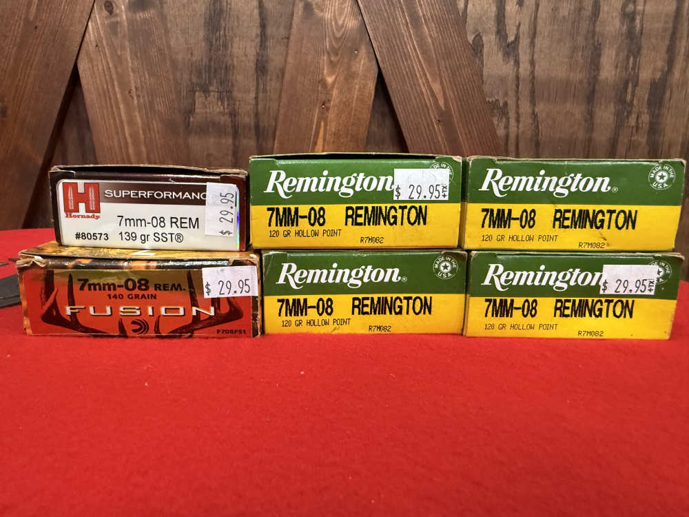 Remington, Hornady, Fusion 7mm-08 ammo 120 rounds -img-1