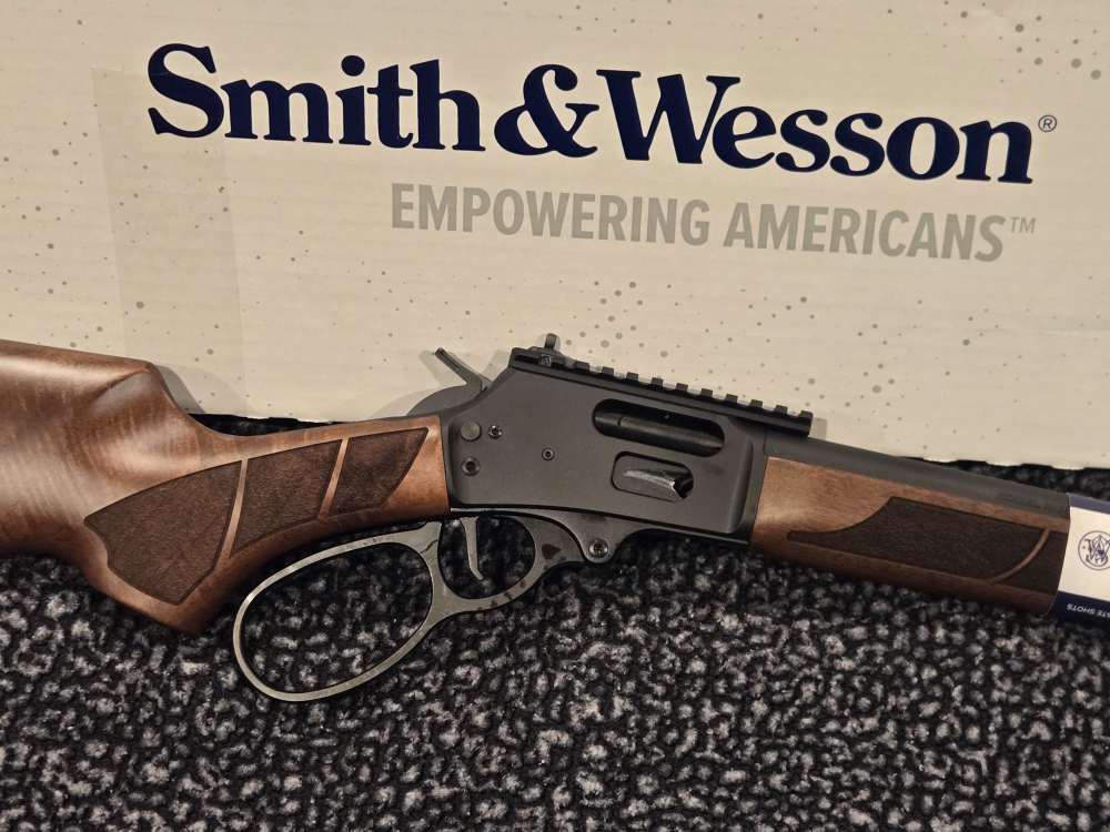 Smith & Wesson S&W 1854 45 Colt THREADED WALNUT LEVER 13811 NEW IN BOX-img-2