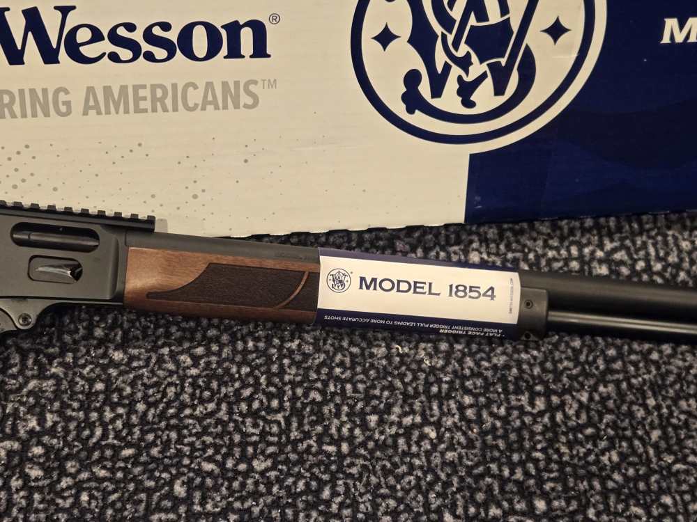 Smith & Wesson S&W 1854 45 Colt THREADED WALNUT LEVER 13811 NEW IN BOX-img-3