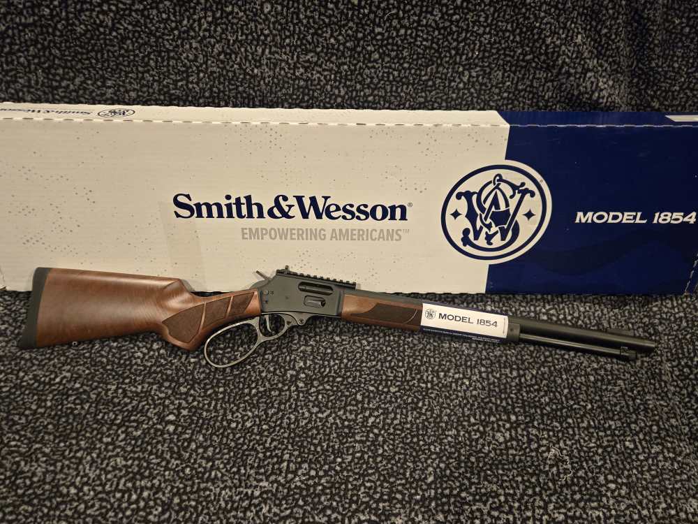 Smith & Wesson S&W 1854 45 Colt THREADED WALNUT LEVER 13811 NEW IN BOX-img-0